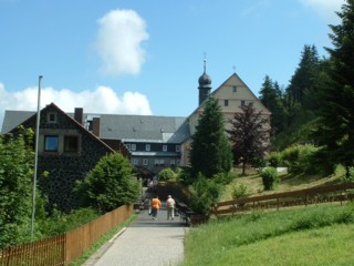 Outbuildings, accommodations and monastery chapel