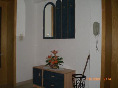 Wardrobe with mirror and shoe cabinet