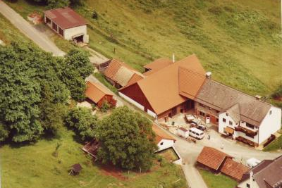 Photographic illustration of the courtyard from above