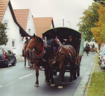 With the horses to the horses to Langenleiten